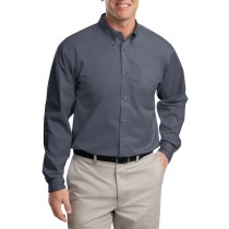 Port Authority® Camisa de manga larga de fácil cuidado. S608 gris acero
