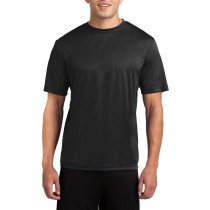 Sport-Tek® Camiseta de manga corta, ligera y absorbente, resistente a la decoloración. ST350 negro
