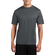 Sport-Tek® Camiseta de manga corta, ligera y absorbente, resistente a la decoloración. ST350 acero