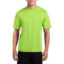 Sport-Tek® Camiseta de manga corta, ligera y absorbente, resistente a la decoloración. ST350 amarillo neón