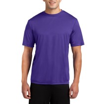 Sport-Tek® Camiseta de manga corta, ligera y absorbente, resistente a la decoloración. ST350 morado