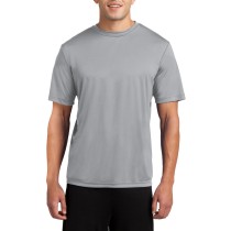 Sport-Tek® Camiseta de manga corta, ligera y absorbente, resistente a la decoloración. ST350 plata
