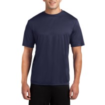 Sport-Tek® Camiseta de manga corta, ligera y absorbente, resistente a la decoloración. ST350 azul marino
