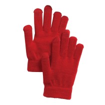 Sport-Tek® guantes abrigadores, especiales para pantallas táctiles. STA01 rojo
