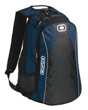 OGIO® Marshall, Mochila para profesionales con audaz estilo. 411053 azul marino/negro