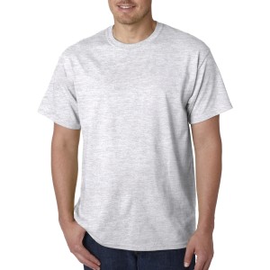 Gildan® Camiseta cuello redondo, algodón pesado. 5000 gris ceniza