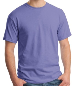 Gildan® Camiseta cuello redondo, algodón pesado. 5000 violeta