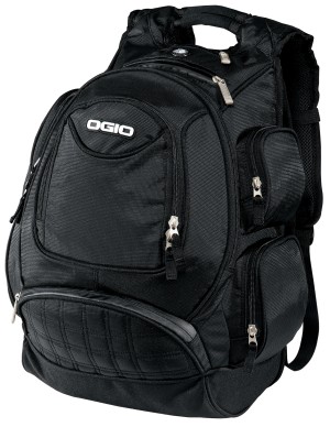 OGIO® Metro Pack, mochila para el trabajo o ir de excursión. 711105 negro