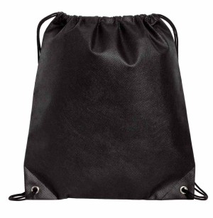 Bolso de polietileno con jareta Port Authority®. B157 negro