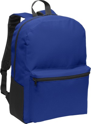 Mochila para laptop de 15" estilo retro Port Authority®. BG203 azul medianoche/negro