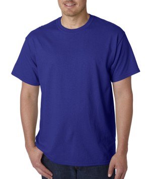 Gildan® Camiseta cuello redondo, algodón pesado. 5000 azul cobalto