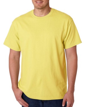 Gildan® Camiseta cuello redondo, algodón pesado. 5000 maíz