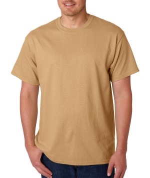 Gildan® Camiseta cuello redondo, algodón pesado. 5000 oro viejo