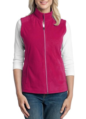 Port Authority® Chaleco de microfibra extra-suave para dama. L226 fucsia oscuro