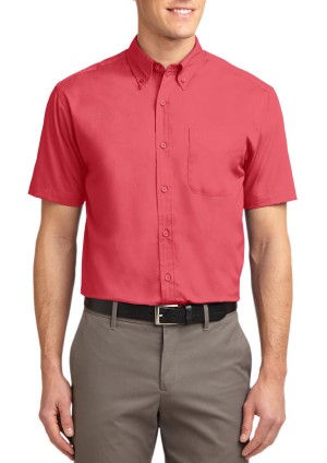 Port Authority® camisa de manga corta resistente a las arrugas. S508 hibisco