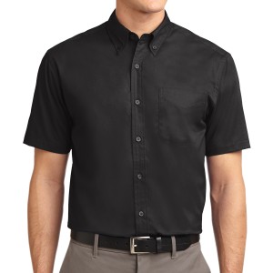 Port Authority® camisa de manga corta resistente a las arrugas. S508 negro