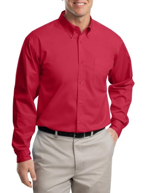 Port Authority® Camisa de manga larga de fácil cuidado. S608 rojo