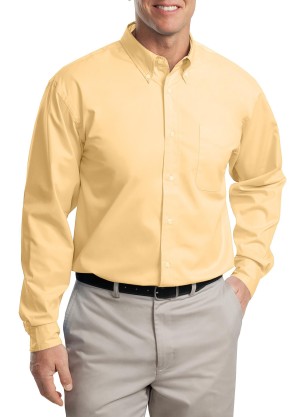 Port Authority® Camisa de manga larga de fácil cuidado. S608 amarillo