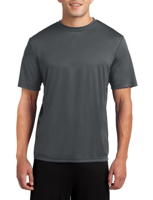Sport-Tek® Camiseta de manga corta, ligera y absorbente, resistente a la decoloración. ST350 acero
