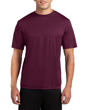 Sport-Tek® Camiseta de manga corta, ligera y absorbente, resistente a la decoloración. ST350 marrón