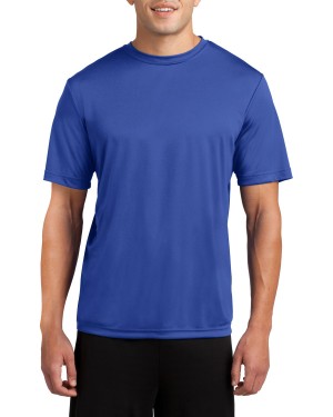 Sport-Tek® Camiseta de manga corta ligera y absorbente, resistente a la decoloración. ST350 azul rey
