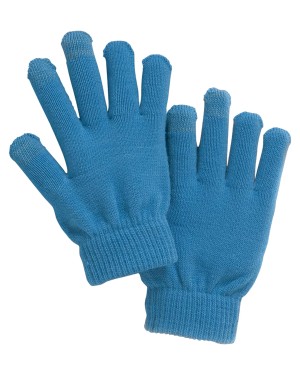Sport-Tek® guantes abrigadores, especiales para pantallas táctiles. STA01 azul carolina