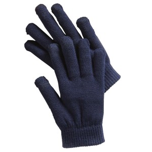 Sport-Tek® guantes abrigadores, especiales para pantallas táctiles. STA01 azul marino